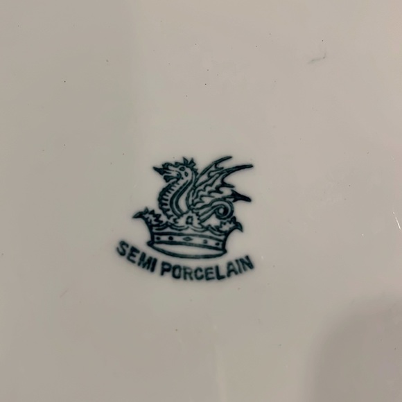 Vintage Semi-Porcelain Platter, Antique Platter, Vintage Platter - Picture 7 of 9